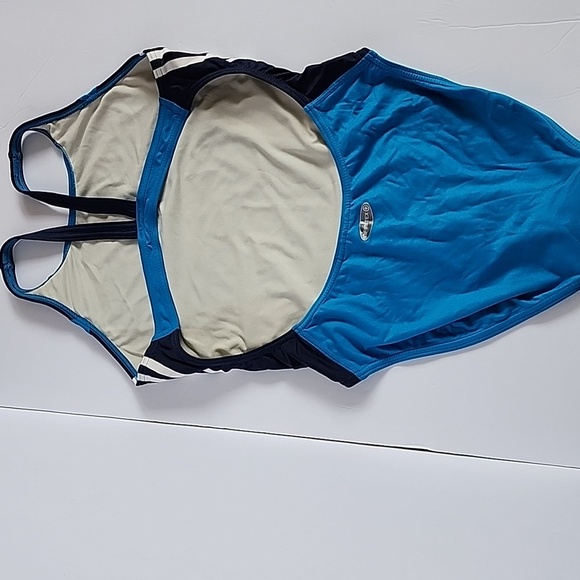 Adidas Swimwear - Blue and White - Picture 7 of 12